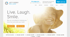 Desktop Screenshot of jettferrydentalgroup.com